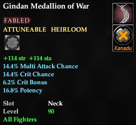Gindan Medallion of War
