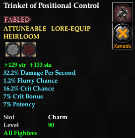 Trinket of Positional Control