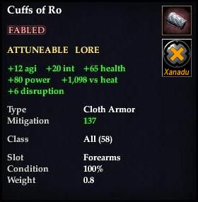 Cuffs of Ro