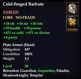 Cold-Forged Barbute