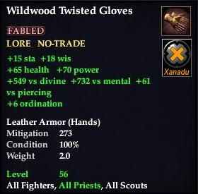 Wildwood Twisted Gloves