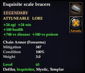 Exquisite Scale Bracers