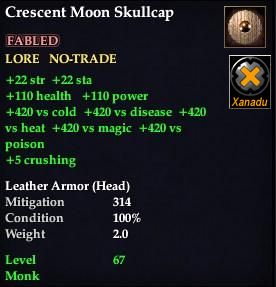 Crescent Moon Skullcap