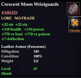 Crescent Moon Wristguards