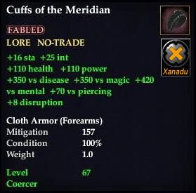 Cuffs of the Meridian