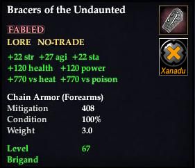 Bracers of the Undaunted