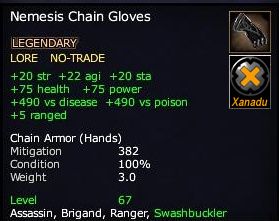 Nemesis Chain Gloves