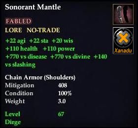 Sonorant Mantle