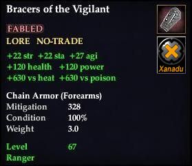 Bracers of the Vigilant