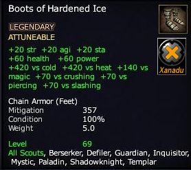 Boots of Hardened Ice