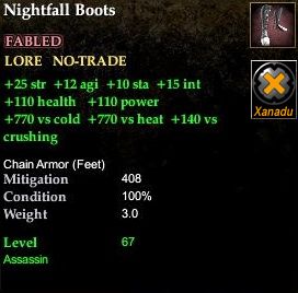 Nightfall Boots