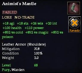 Animist's Mantle