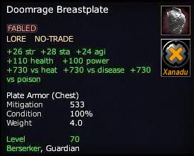 Doomrage Breastplate