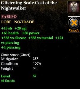 Glistening Scale Coat of the Nightwalker