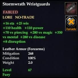 Stormwrath Wristguards