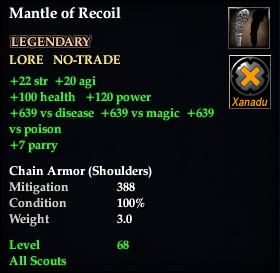 Mantle of Recoil