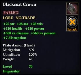 Blackcoat Crown
