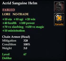 Acrid Sanguine Helm