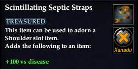 Stats of Scintillating Septic Straps