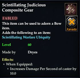 Stats of Scintillating Judicious Composite Gear