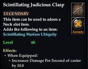 Stats of Scintillating Judicious Clasp