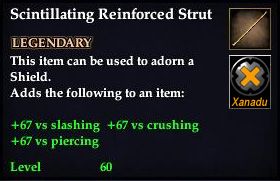 Stats of Scintillating Reinforced Strut