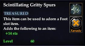 Stats of Scintillating Gritty Spurs