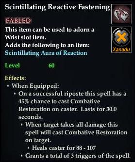 Stats of Scintillating Reactive Fastening