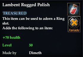 Stats of Lambent Rugged Polish