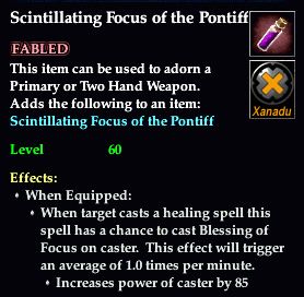 Stats of Scintillating Focus of the Pontiff