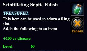 Stats of Scintillating Septic Polish