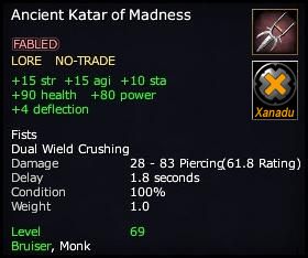 Ancient Katar of Madness*