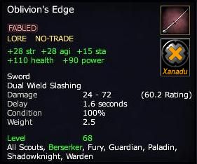 Oblivion's Edge*