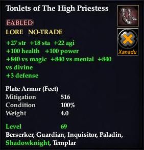Tonlets of The High Priestess