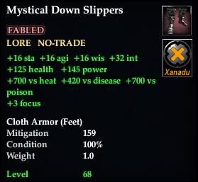 Mystical Down Slippers