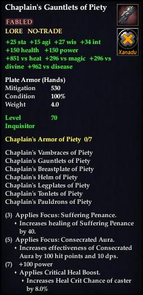 Chaplain's Gauntlets of Piety