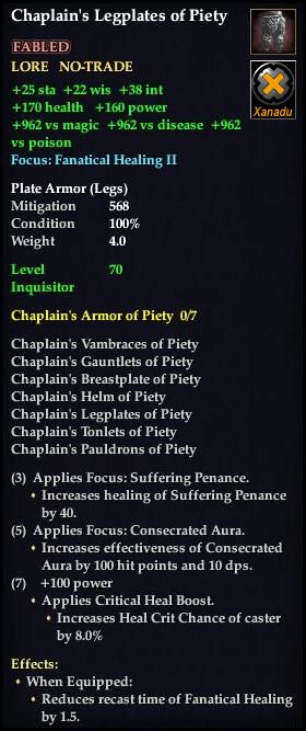 Chaplain's Legplates of Piety
