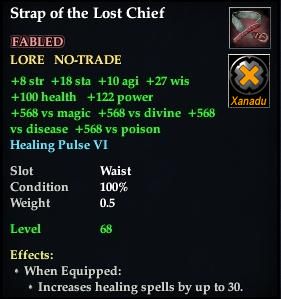 Strap of the Lost Chief