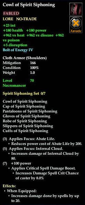Cowl of Spirit Siphoning