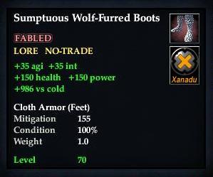 Sumptuous Wolf-Furred Boots