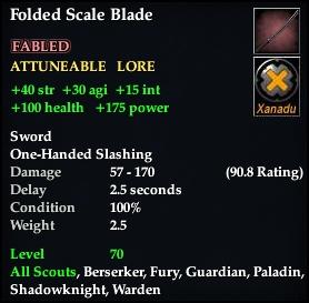 Folded Scale Blade