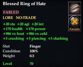 Blessed Ring of Hate