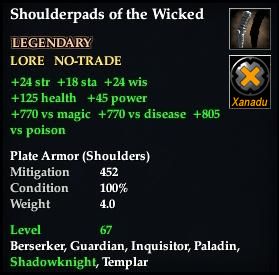 Shoulderpads of the Wicked