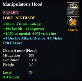 Manipulator's Hood