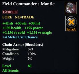 Field Commander's Mantle