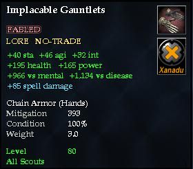 Implacable Gauntlets