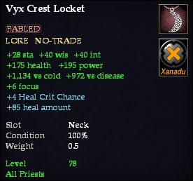 Vyx Crest Locket