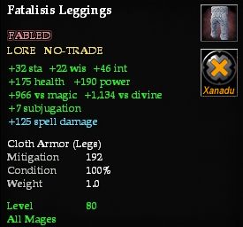 Fatalisis Leggings
