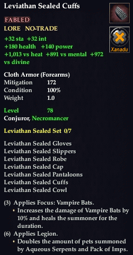Leviathan Sealed Cuffs
