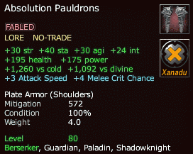 Absolution Pauldrons